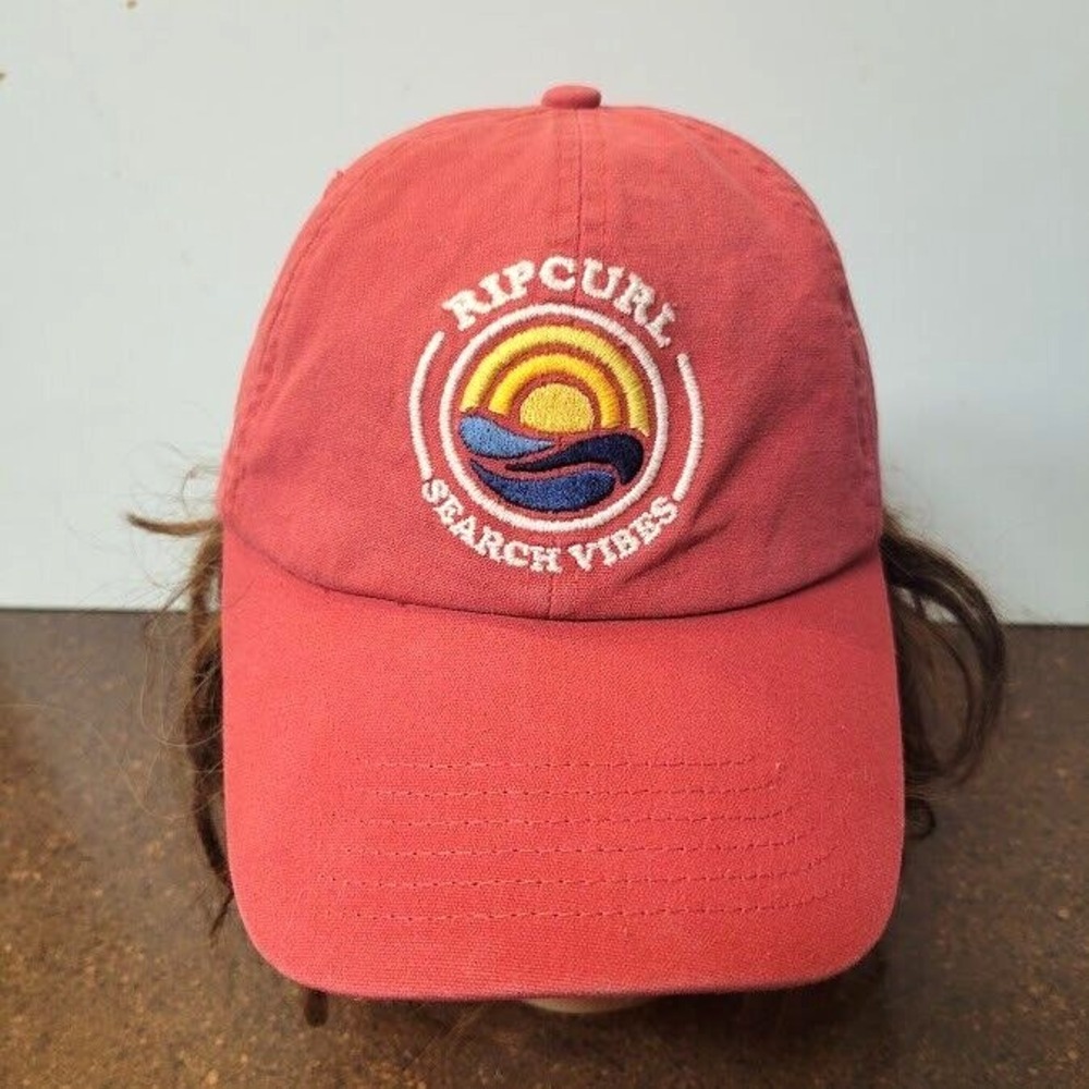 Rip Curl Search Vibes Hat Cap Red Adjustable